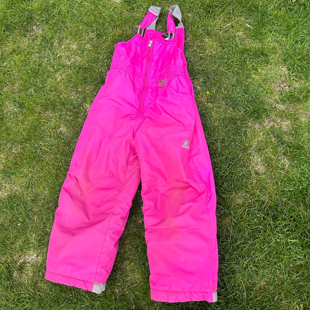 Girls pink snow pants sz 4/5 ⭐️